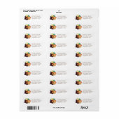 Yorkshire Pudding Sunday Roast UK British Food Etiket (Full Sheet)