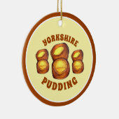 Yorkshire Pudding Sunday Roast UK British Food Keramisch Ornament (Rechts)