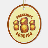 Yorkshire Pudding Sunday Roast UK British Food Keramisch Ornament (Links)