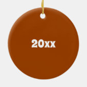 Yorkshire Pudding Sunday Roast UK British Food Keramisch Ornament (Achterkant)