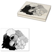 Yorkshire Pudding Sunday Roast UK British Food Rubberstempel (Gestempeld)