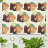 Yorkshire Pudding Sunday Roast UK British Food Theedoek (Gevouwen)