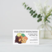 Yorkshire Pudding Sunday Roast UK British Food Visitekaartje (Staand voorkant)