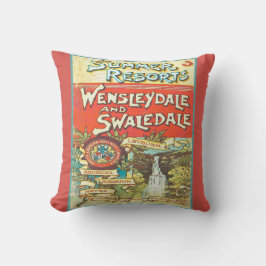  Yorkshire Railroad Tourist Guide Artwork Kussen