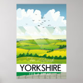 Yorkshire-reisposter Poster (Voorkant)