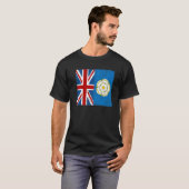Yorkshire Roots & British Grown Idea With Rose Of  T-shirt (Voorkant volledig)