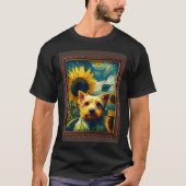 Yorkshire Schilderij Zonnebloem Moeder Vrouwen Flo T-shirt (Voorkant)