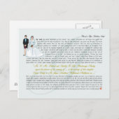 Yorkshire Script Briefkaart (Voorkant / Achterkant)