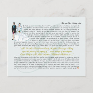 Yorkshire Script Briefkaart