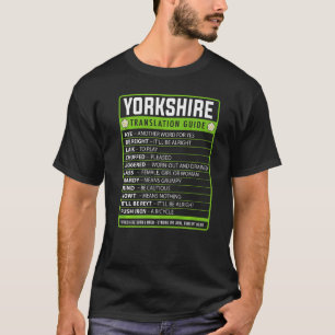 Yorkshire Slaang Idee Vertaalgids Trots Yorks T-shirt