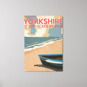 Yorkshire  Spoorwegbureau Canvas Afdruk