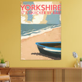 Yorkshire  Spoorwegbureau Canvas Afdruk (Insitu (Woonkamer))