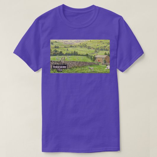 Yorkshire Tea landschap met logo T-shirt (Design voorkant)