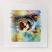 Yorkshire Terrier 080724AREF106 - Watercolor Legpuzzel (Horizontaal)