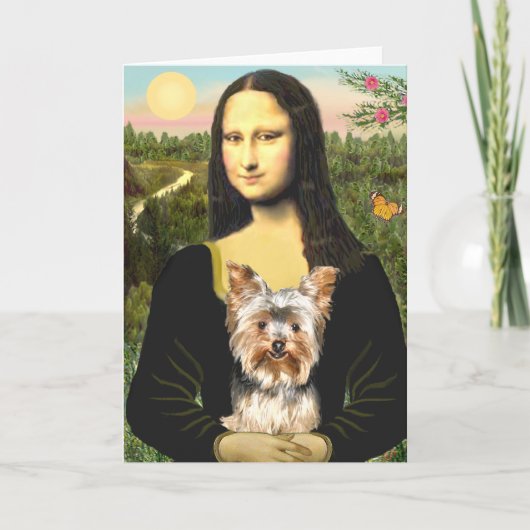 Yorkshire Terrier 17 - Mona Lisa Kaart (Voorkant)