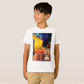 Yorkshire Terrier 17 - Terras Cafe T-shirt (Voorkant volledig)