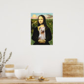 Yorkshire Terrier 2 - Mona Lisa Poster (Keuken)