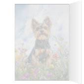 Yorkshire Terrier - 5" x 7" Art Kaart (Binnen (Links))