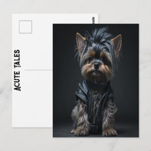 Yorkshire Terrier Acute Verhalen Yorkie Rock Vermo Briefkaart