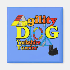 Yorkshire_Terrier Agility Gifts Magneet