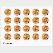 Yorkshire_Terrier Agility Gifts Ronde Sticker (Vel)
