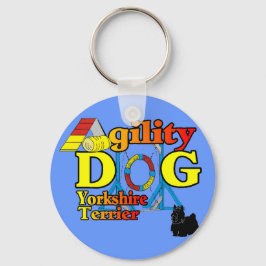 Yorkshire_Terrier Agility Gifts Sleutelhanger