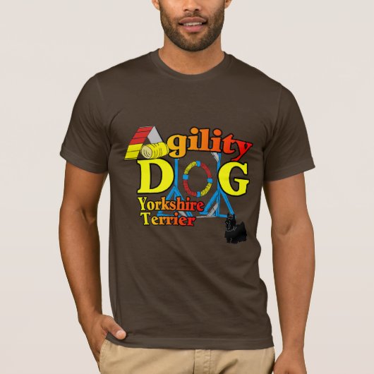 Yorkshire_Terrier Agility Gifts T-shirt (Voorkant)