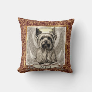 Yorkshire Terrier Angel Gepersonaliseerd Kussen