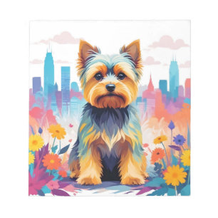 Yorkshire Terrier  Animal Natuur City Art Notitieblok