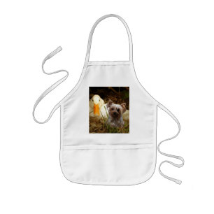 Yorkshire Terrier Apron met Duck Kinder Schort