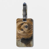 Yorkshire Terrier Bagagelabel (Achterkant verticaal)