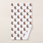 Yorkshire Terrier Bath Towel Set Bad Handdoek (Handdoek)
