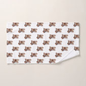 Yorkshire Terrier Bath Towel Set Bad Handdoek (Handdoek)