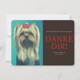Yorkshire Terrier Bedankkaart