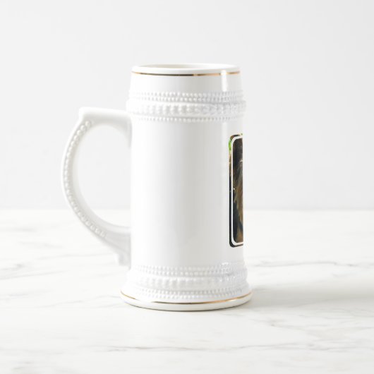 Yorkshire Terrier Beer Stein Bierpul (Links)