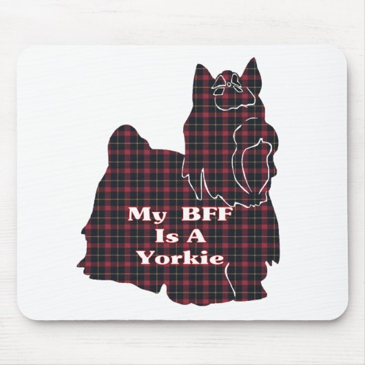 Yorkshire Terrier BFF Gifts Muismat (Voorkant)