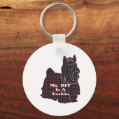 Yorkshire Terrier BFF Gifts Sleutelhanger (Voorkant)