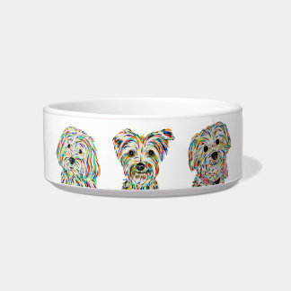 Yorkshire Terrier Bichon Maltipoo Bowl Voerbakje