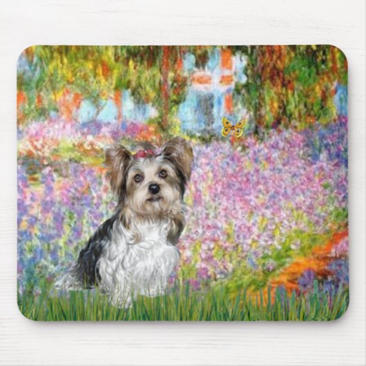 Yorkshire Terrier (Biewer) - Tuin Muismat (Voorkant)