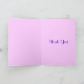 Yorkshire Terrier & Bloemen Bedankkaart (Binnen)