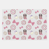 Yorkshire Terrier Bows Hearts Gift Set Inpakpapier Vel (Voorkant 3)