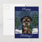 YORKSHIRE TERRIËR BRIEFKAART (Voorkant / Achterkant)