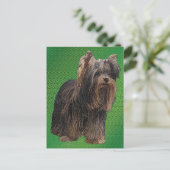 Yorkshire Terrier Briefkaart (Staand voorkant)