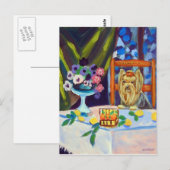 Yorkshire Terrier Briefkaart (Voorkant / Achterkant)