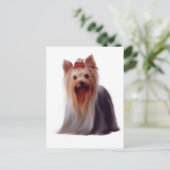 Yorkshire Terrier Briefkaart (Staand voorkant)