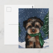 YORKSHIRE TERRIËR BRIEFKAART (Voorkant / Achterkant)