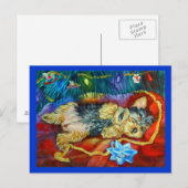 Yorkshire Terrier Briefkaart (Voorkant / Achterkant)