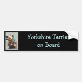 Yorkshire Terrier bumper sticker (Voorkant)