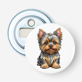 Yorkshire Terrier Button Flesopener