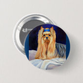 Yorkshire Terrier Button pin (Voorkant /achterkant)